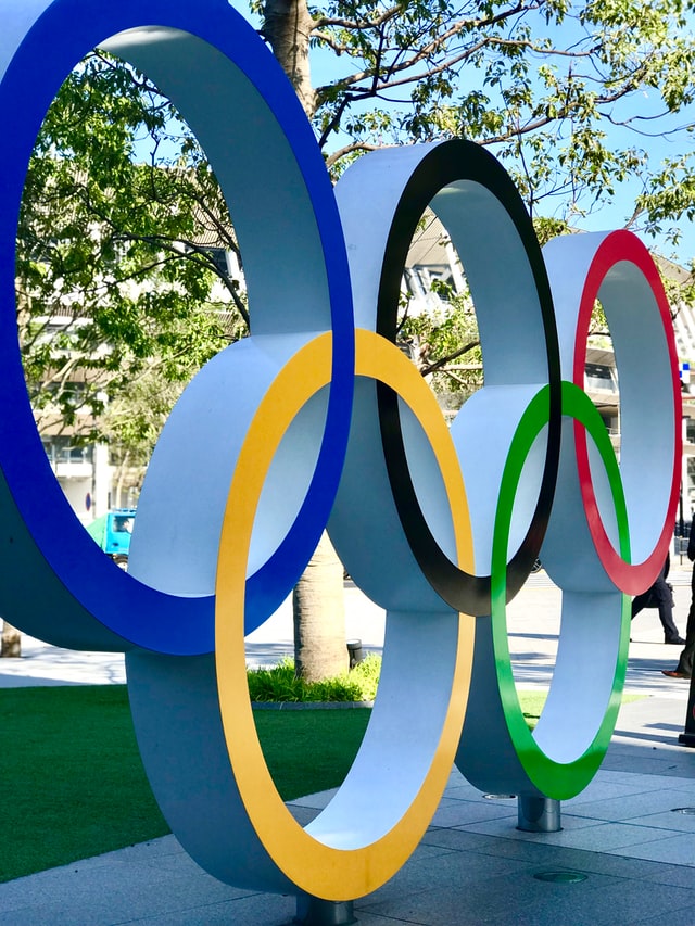 올림픽 오륜기 오대륙 상징