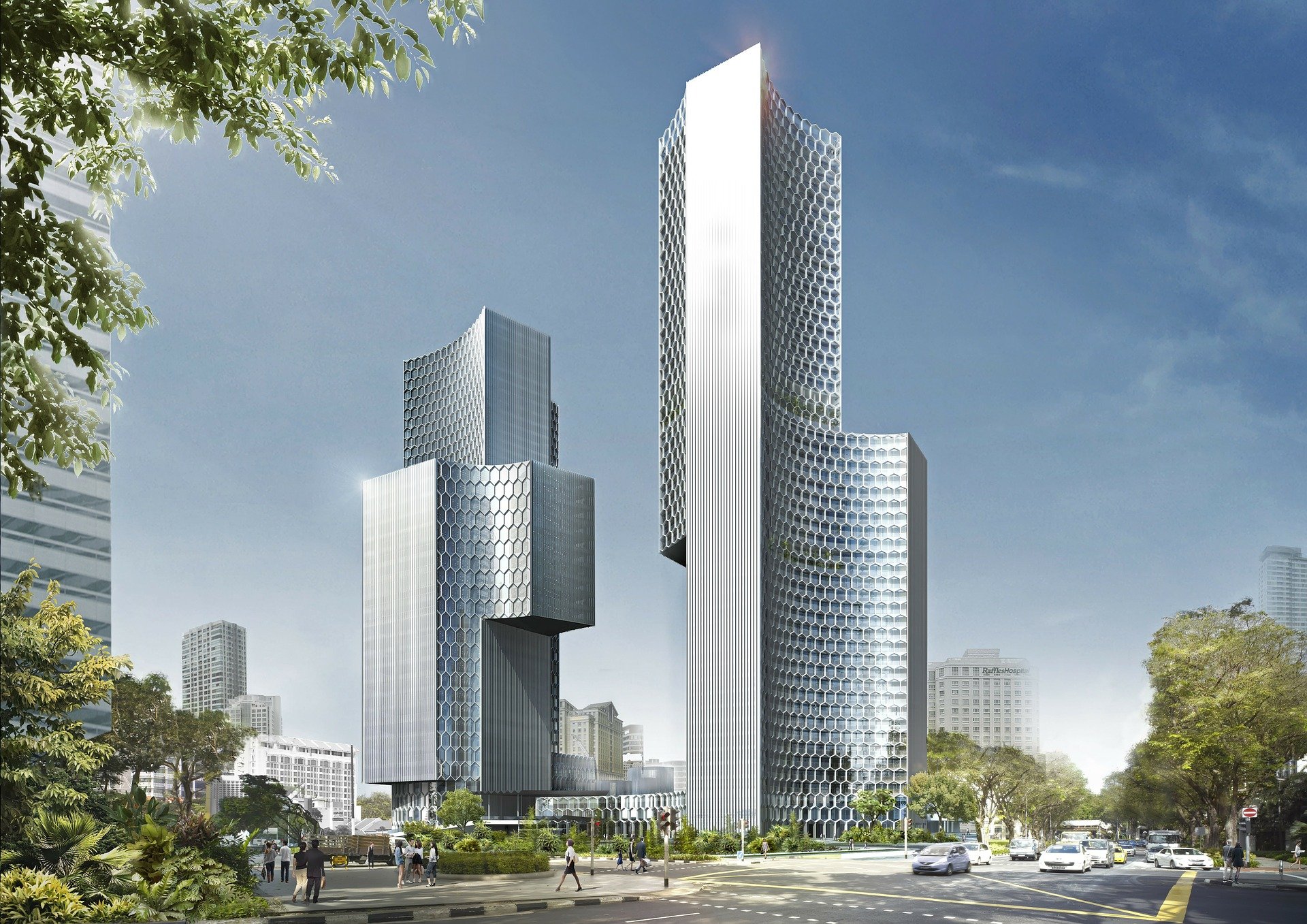 city 도시 건축물 고층건물 부동산