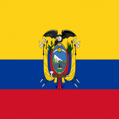 에콰도르 국기 독수리 남아메리카