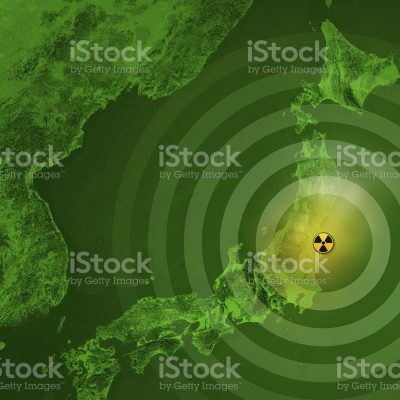 지도 방사능 방사선 아시아 일본