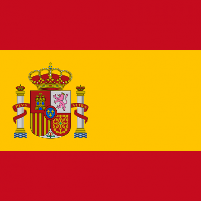 스페인 국기 빨강 노랑