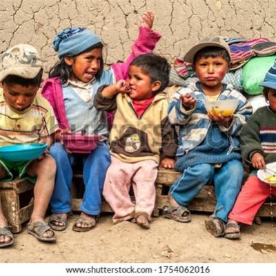 원주민 볼리비아 아이들