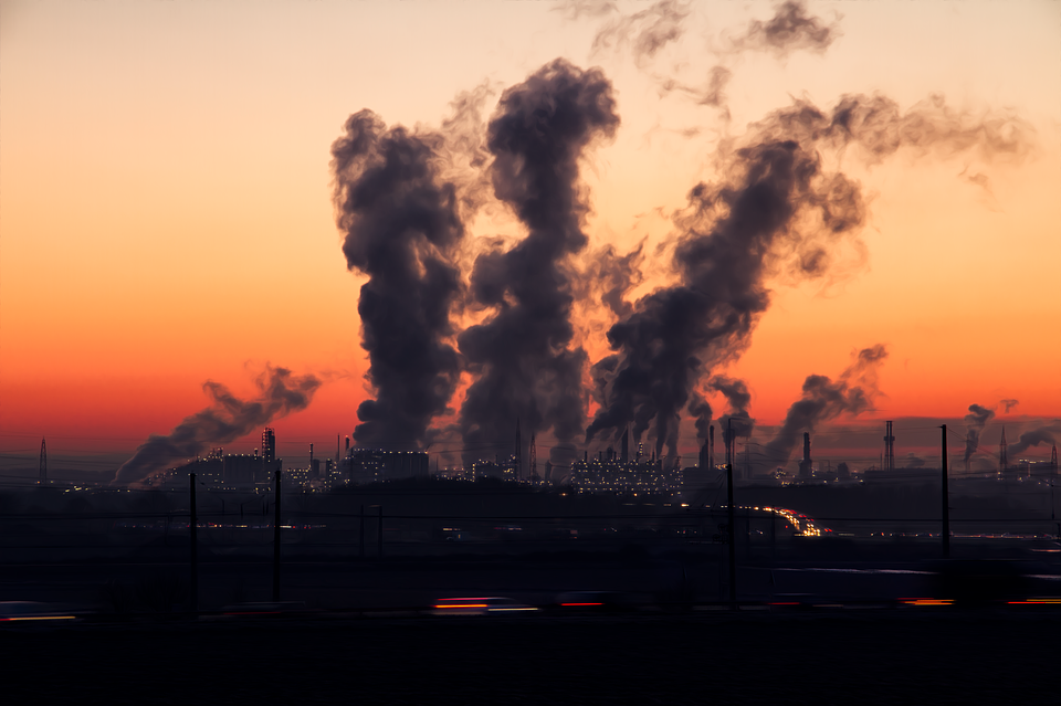 대기오염 이산화탄소 공장