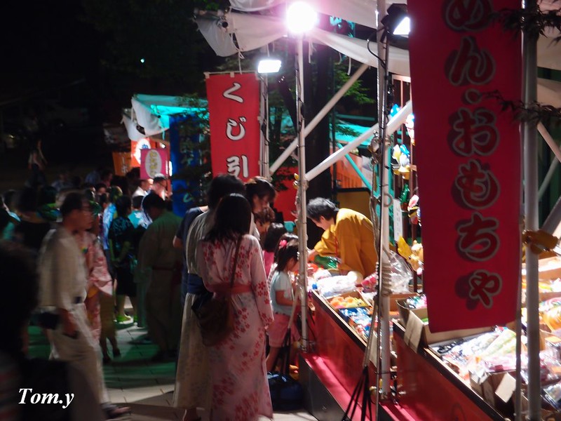 일본, 축제, 노점