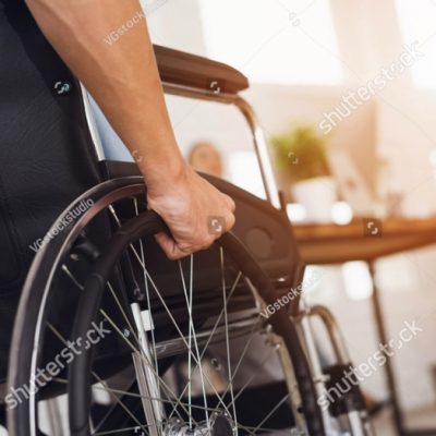 장애인 휠체어