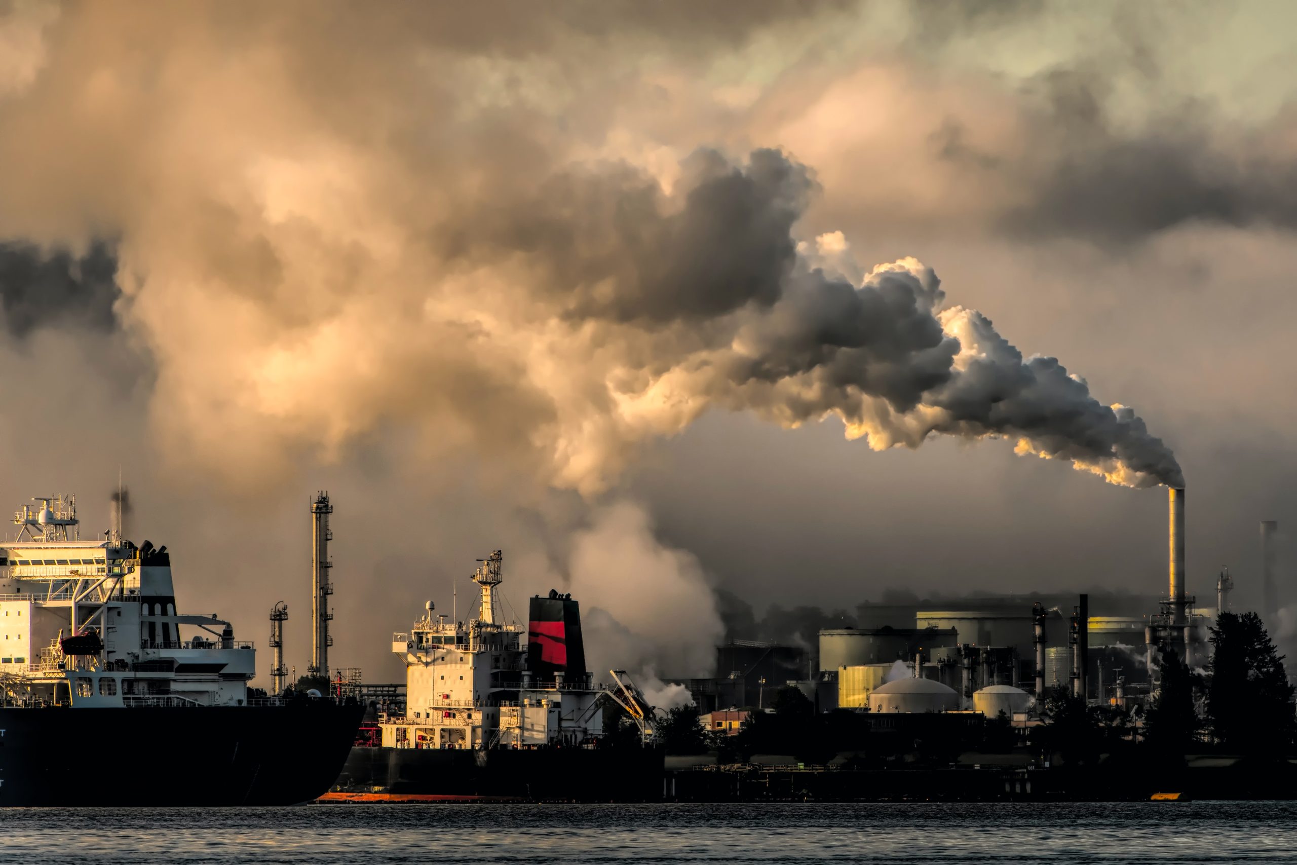 연기 대기오염 환경오염 공장