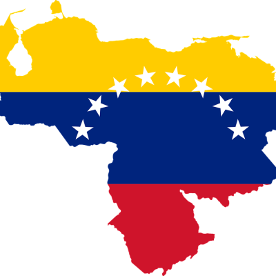 베네수엘라 국기 지도