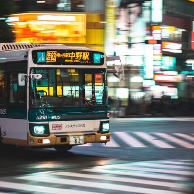 일본 버스 도로 교통
