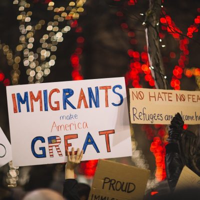 이민자 수용 미국 시위 집회