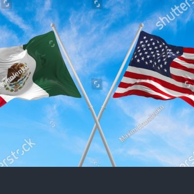 멕시코, 미국 국기