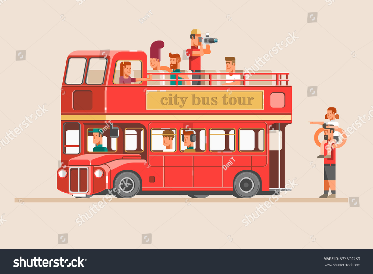 관광버스, 버스, 관광