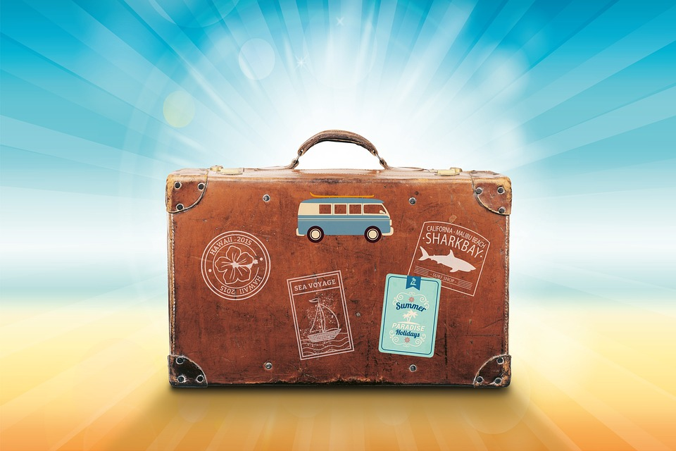 여행가방 가방 여행 관광산업