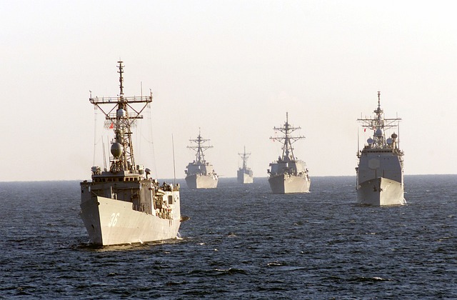 군함 바다 배 군대