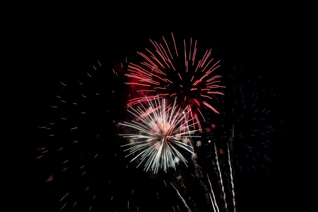 불꽃놀이 축제 파티